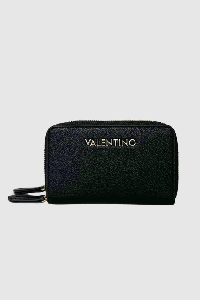 VALENTINO Medium Black Arcadia Zip Around Wallet