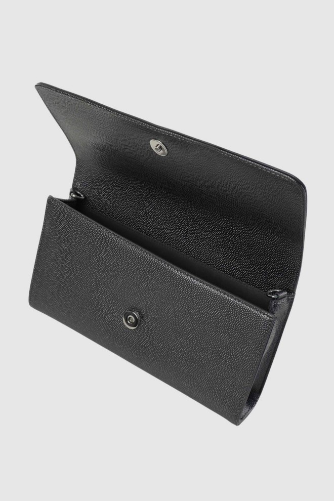 VALENTINO Gri Divina Pochette clutch bag