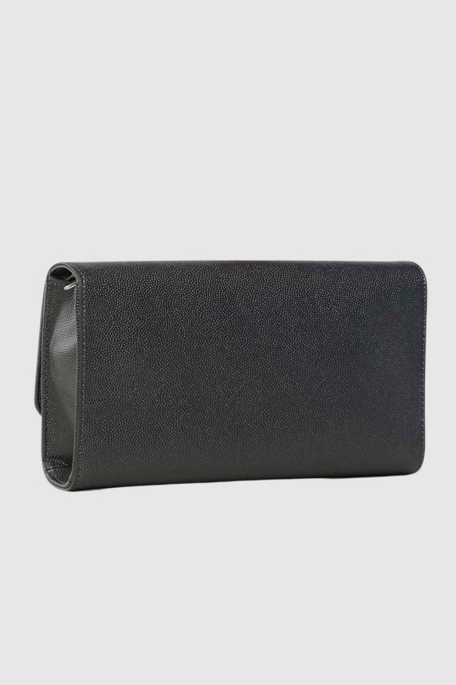 VALENTINO Gri Divina Pochette clutch bag