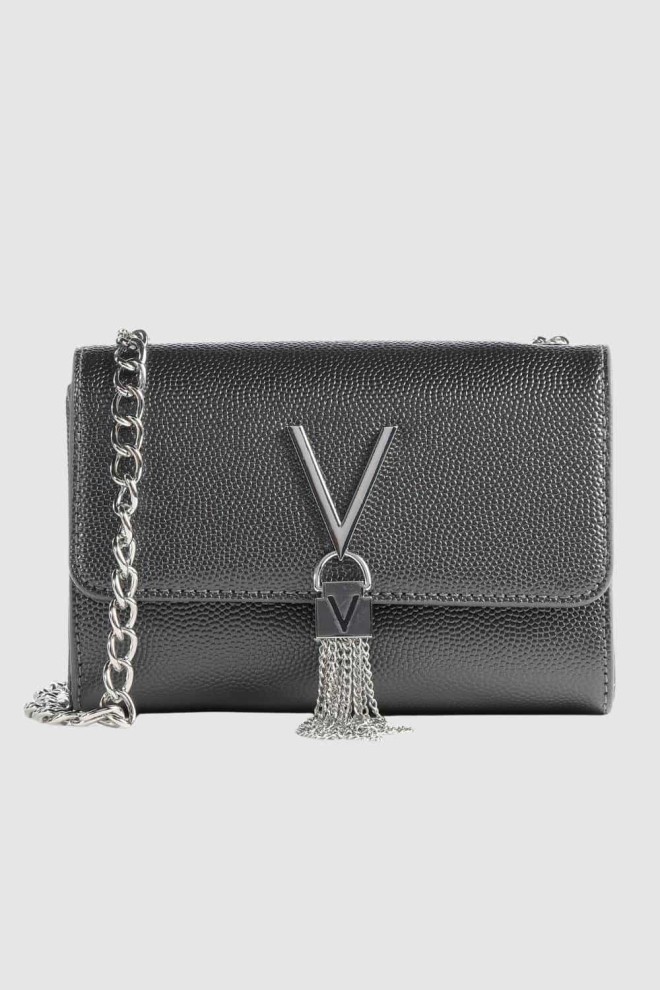 VALENTINO Small grey Divina Pochette clutch bag