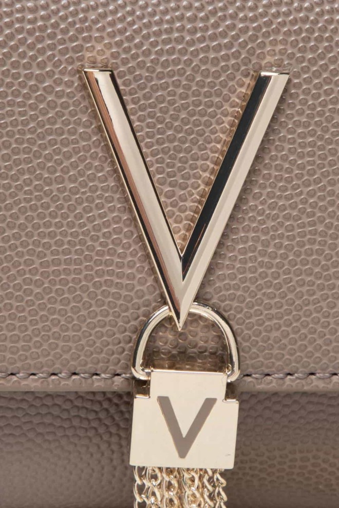 VALENTINO Mică maro Divina Pochette clutch bag