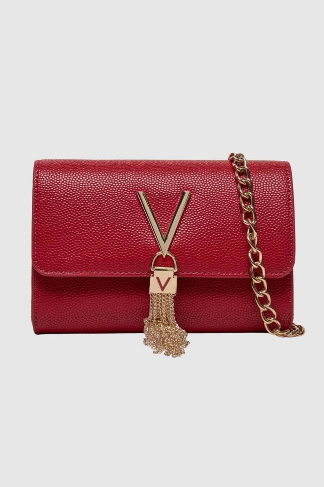 VALENTINO Маленький червоний клатч Divina Pochette