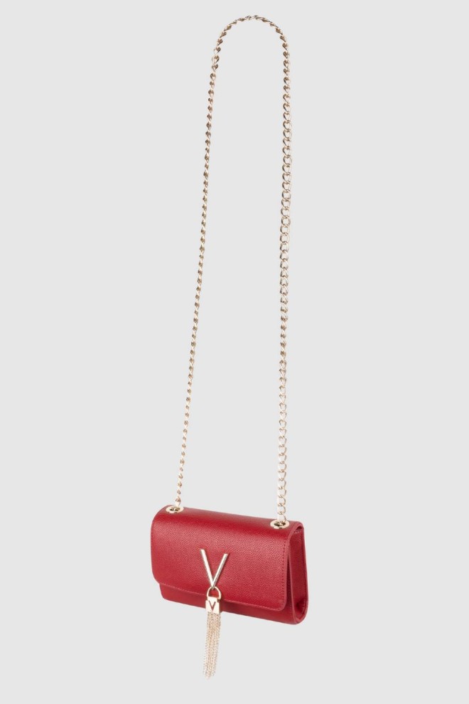 VALENTINO Small red Divina Pochette clutch bag