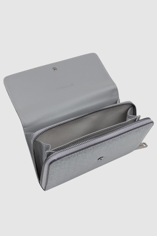 VALENTINO Portofel cu lanț argintiu Kalua Pochette