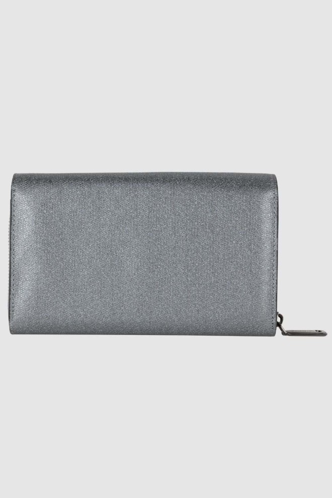 VALENTINO Silver Chain Wallet Kalua Pochette