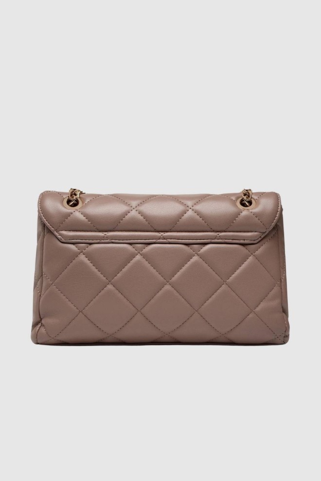 VALENTINO Średnia beżowa torebka Ocarina Flap Bag