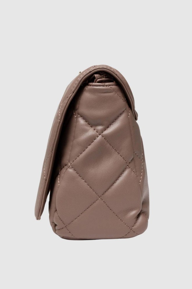 VALENTINO Średnia beżowa torebka Ocarina Flap Bag