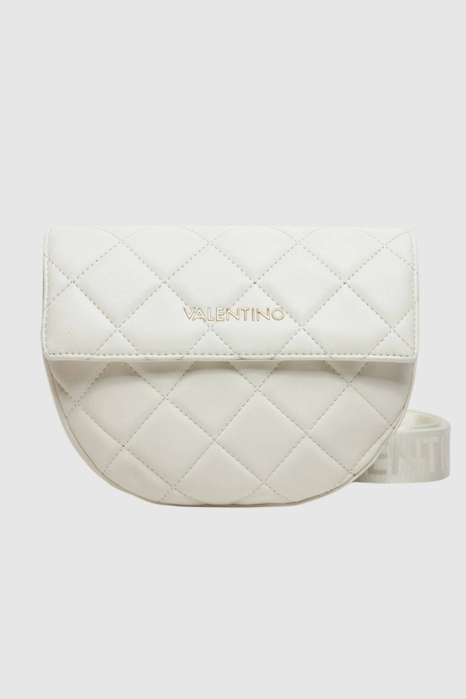 VALENTINO Quilted White Bigs Flap Bag