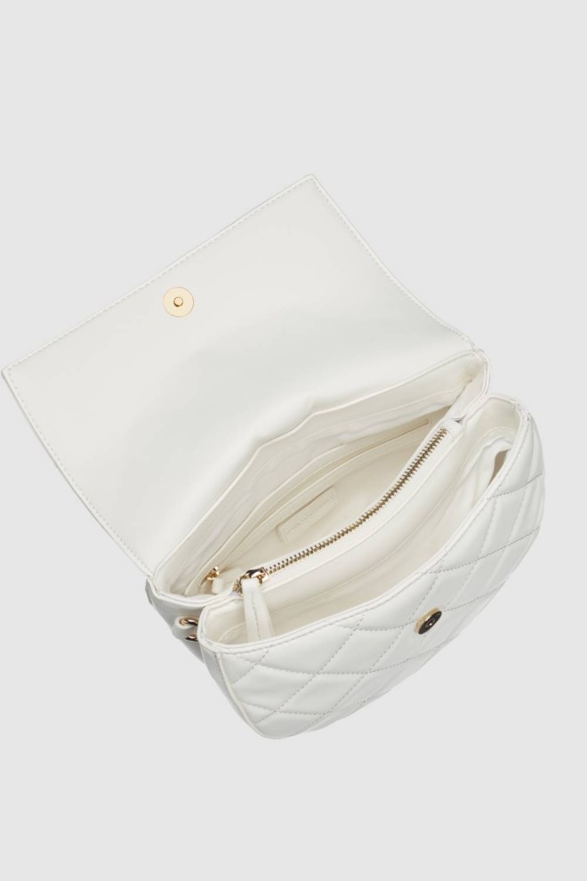 VALENTINO Quilted White Bigs Flap Bag