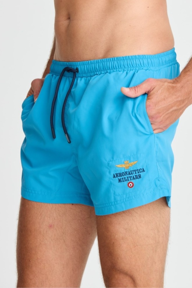 AERONAUTICA MILLITARE Blue swim trunks