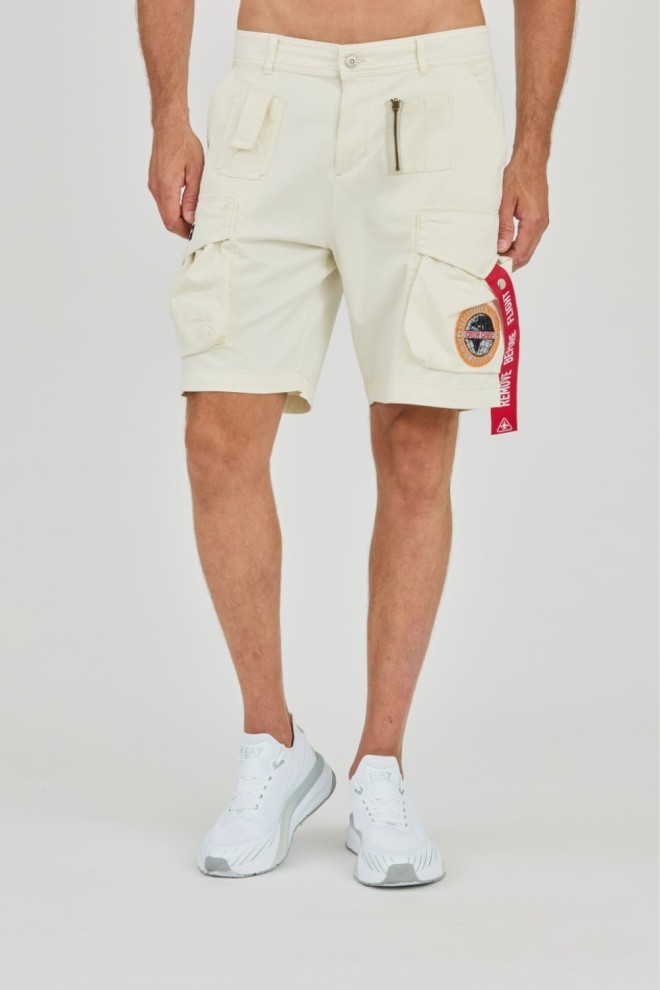 AERONAUTICA MILLITARE Beige Crew Chief Shorts