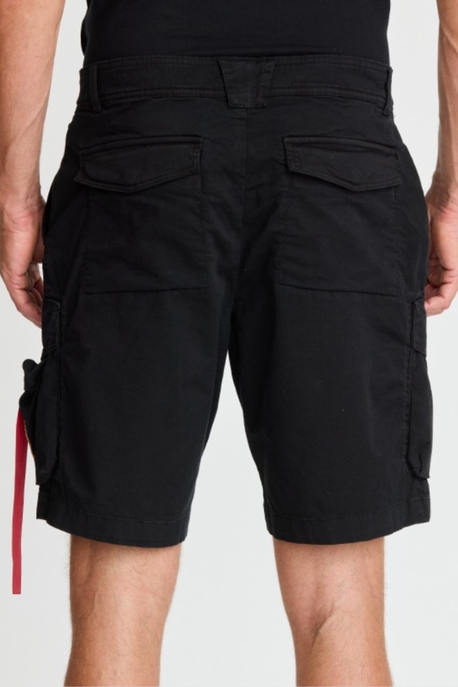 AERONAUTICA MILLITARE Black Crew Chief shorts