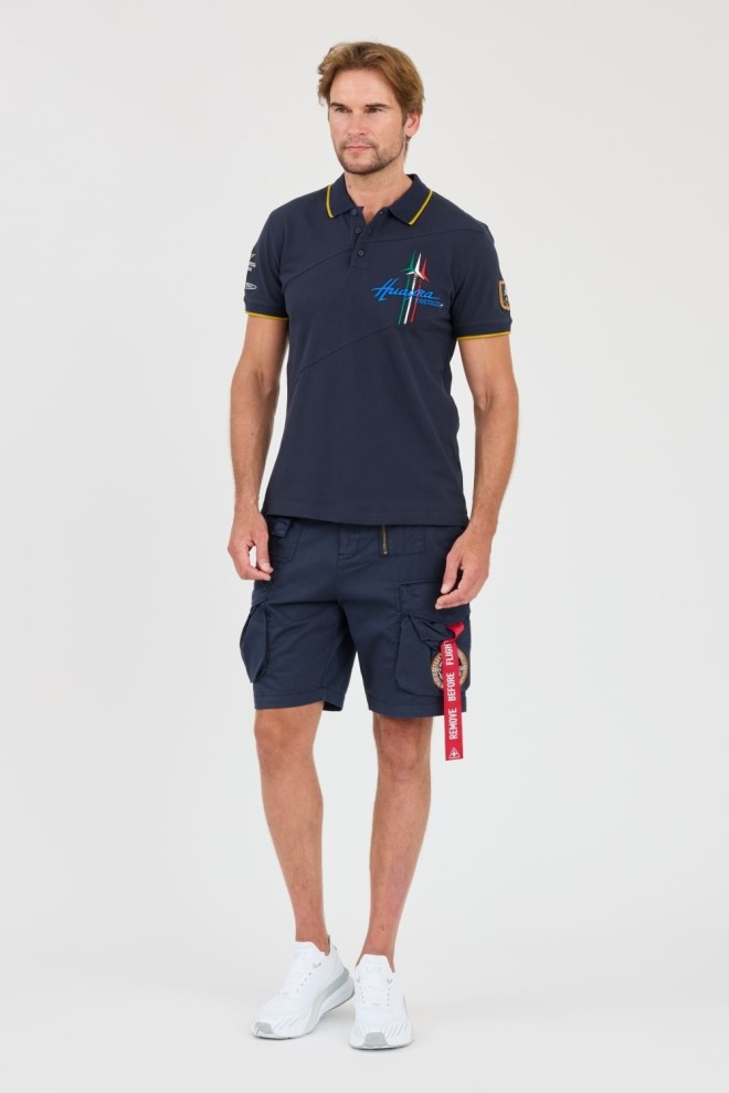 AERONAUTICA MILLITARE Navy blue Crew Chief shorts