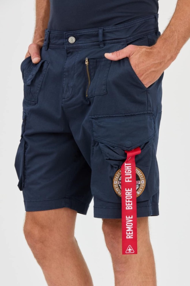 AERONAUTICA MILLITARE Navy blue Crew Chief shorts