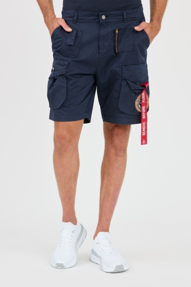 AERONAUTICA MILLITARE Navy blue Crew Chief shorts