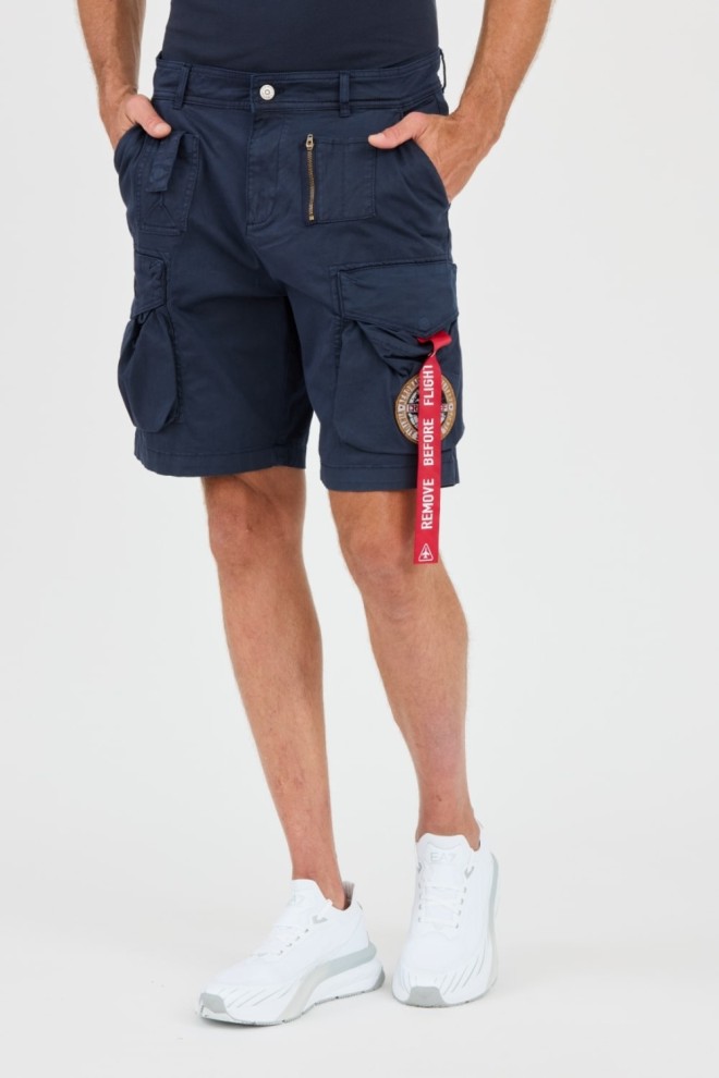 AERONAUTICA MILLITARE Navy blue Crew Chief shorts