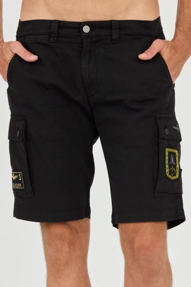 AERONAUTICA MILITARE Bărbați negru Frecce Tricolori bermude