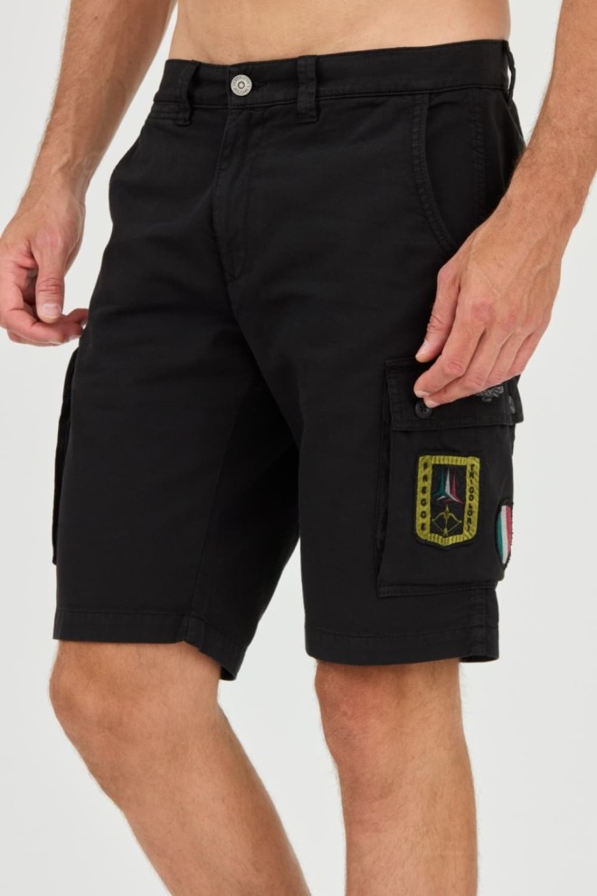 AERONAUTICA MILITARE Bărbați negru Frecce Tricolori bermude
