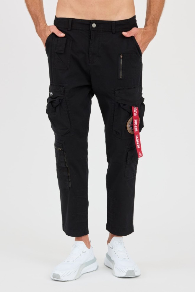 AERONAUTICA MILLITARE Black Crew Chief pants