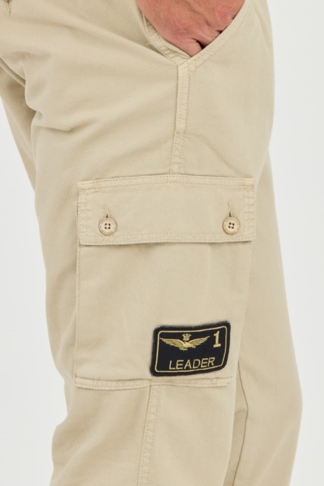 AERONAUTICA MILLITARE Бежеві бойові черевики TROUSERS