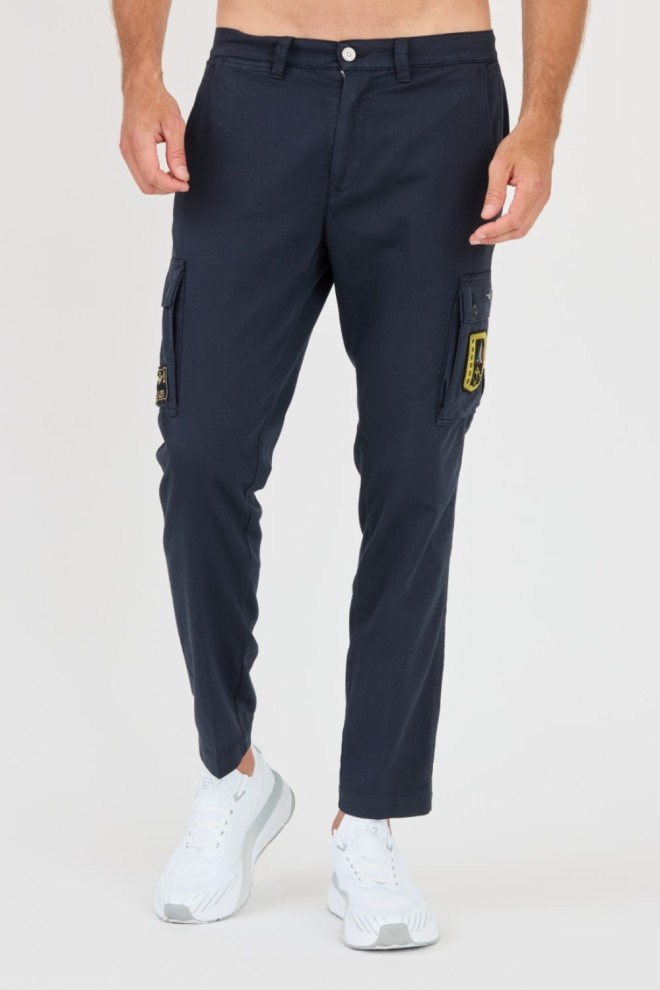 AERONAUTICA MILLITARE Granatowe bojówki TROUSERS