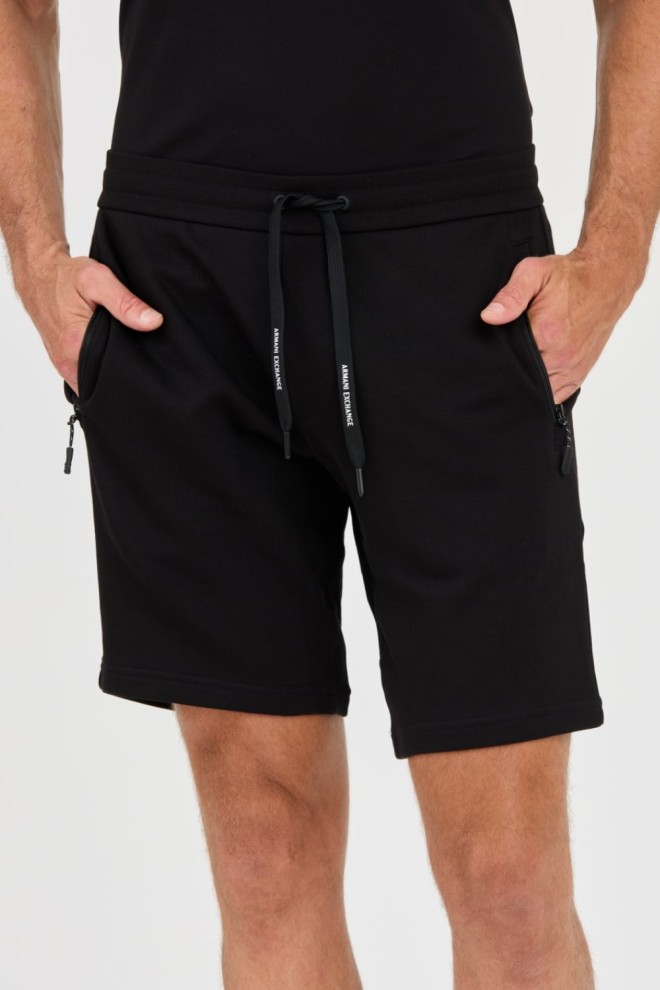 ARMANI EXCHANGE Black Bermuda shorts