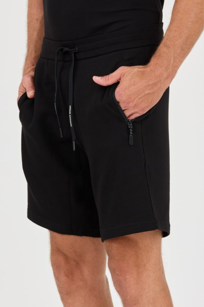 ARMANI EXCHANGE Black Bermuda shorts