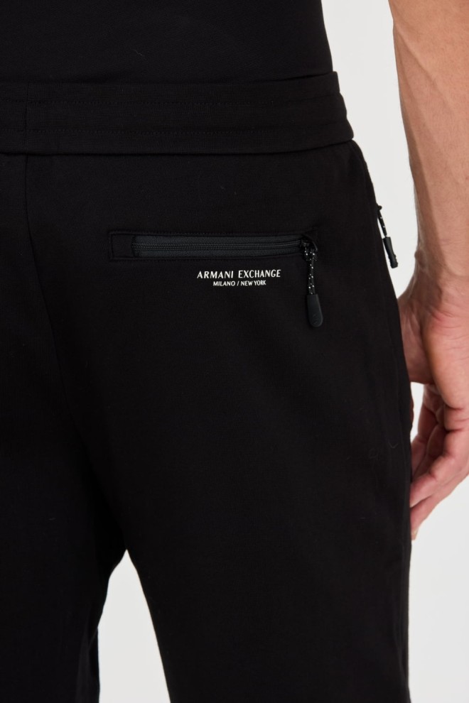 ARMANI EXCHANGE Black Bermuda shorts