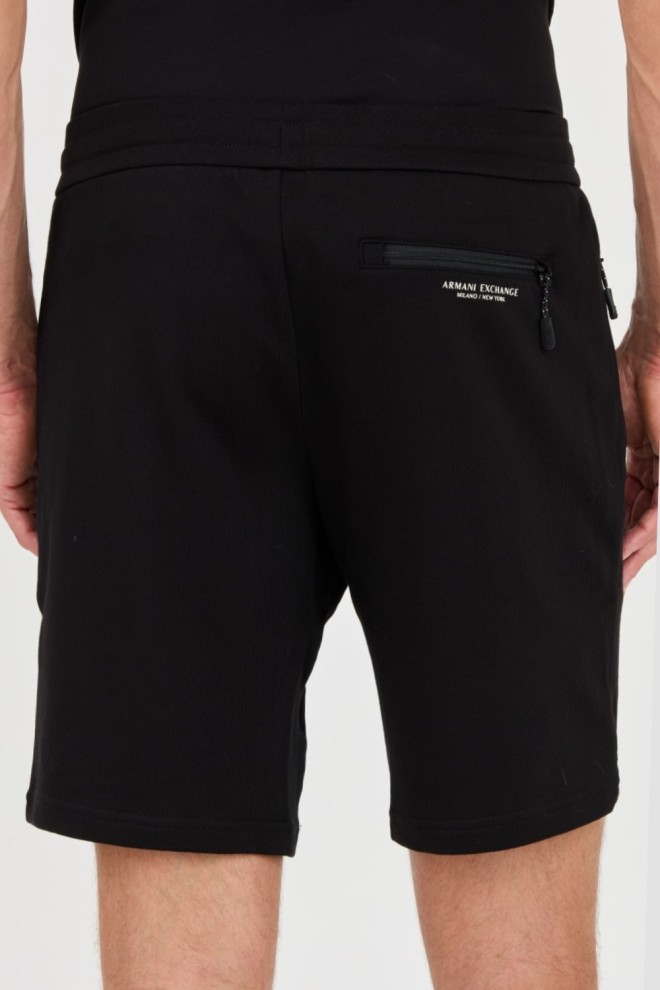 ARMANI EXCHANGE Black Bermuda shorts