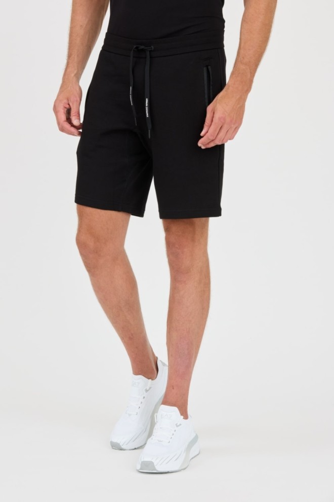 ARMANI EXCHANGE Black Bermuda shorts