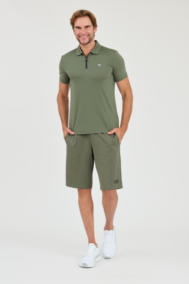 EA7 Green Bermuda Shorts