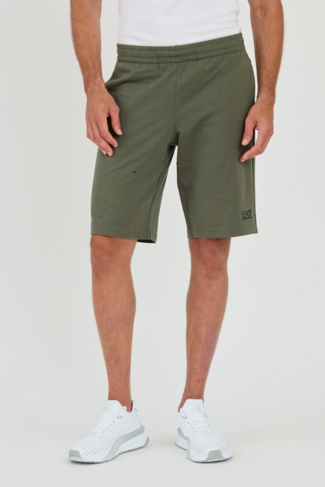 EA7 Green Bermuda Shorts