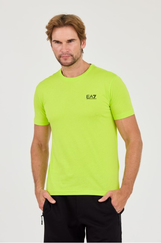 EA7 Neon tricou din bumbac...