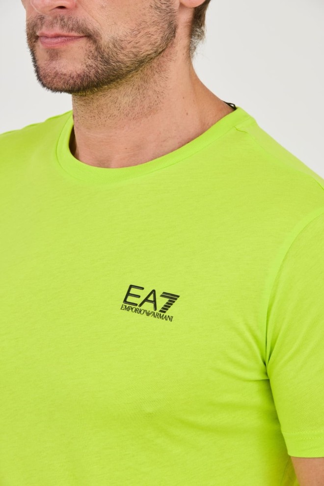 EA7 Neon tricou din bumbac pentru bărbați