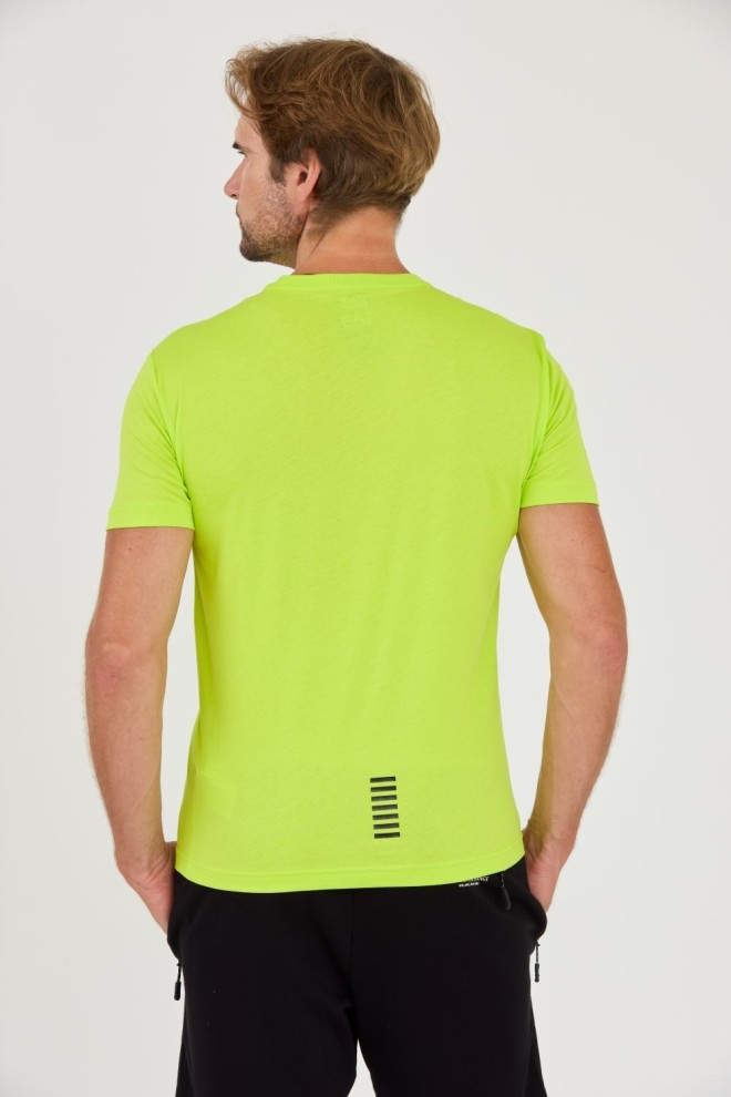 EA7 Neon tricou din bumbac pentru bărbați