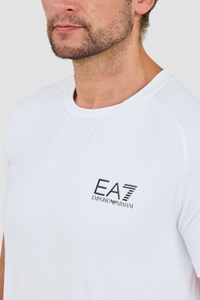 EA7 Tricou alb Ventus 7 pentru bărbați