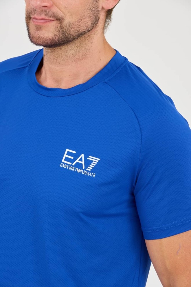 EA7 Tricou albastru Ventus 7 pentru bărbați