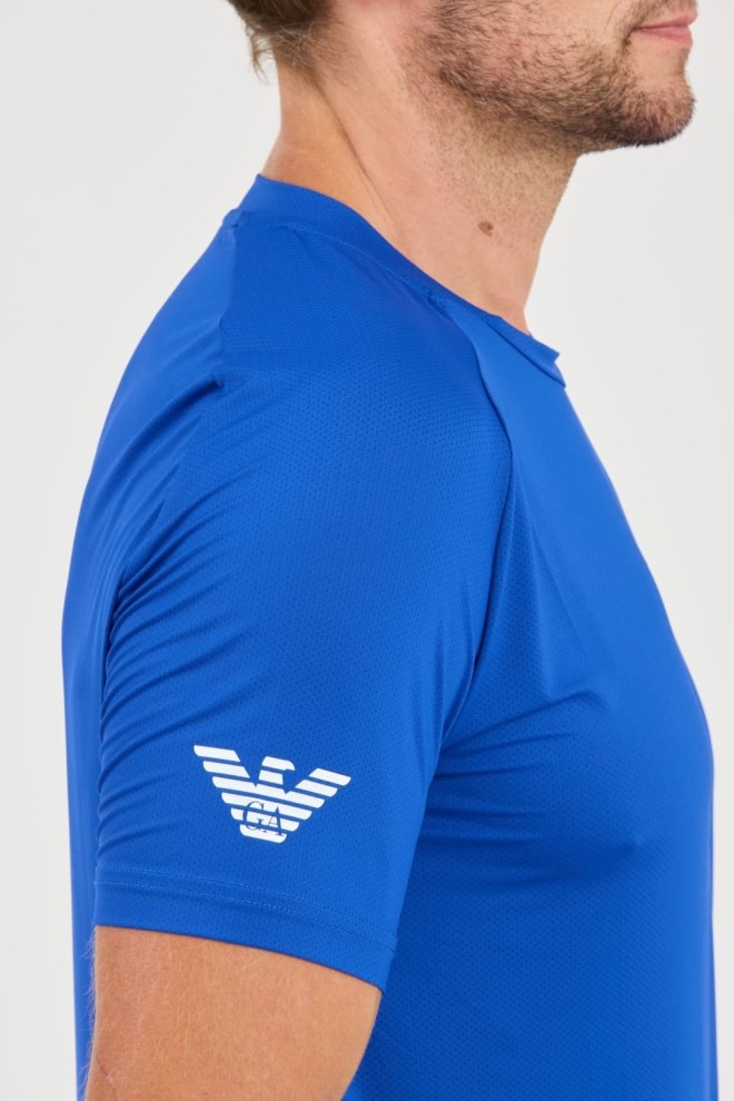 EA7 Tricou albastru Ventus 7 pentru bărbați