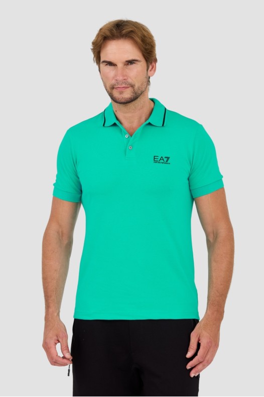 EA7 Green polo shirt