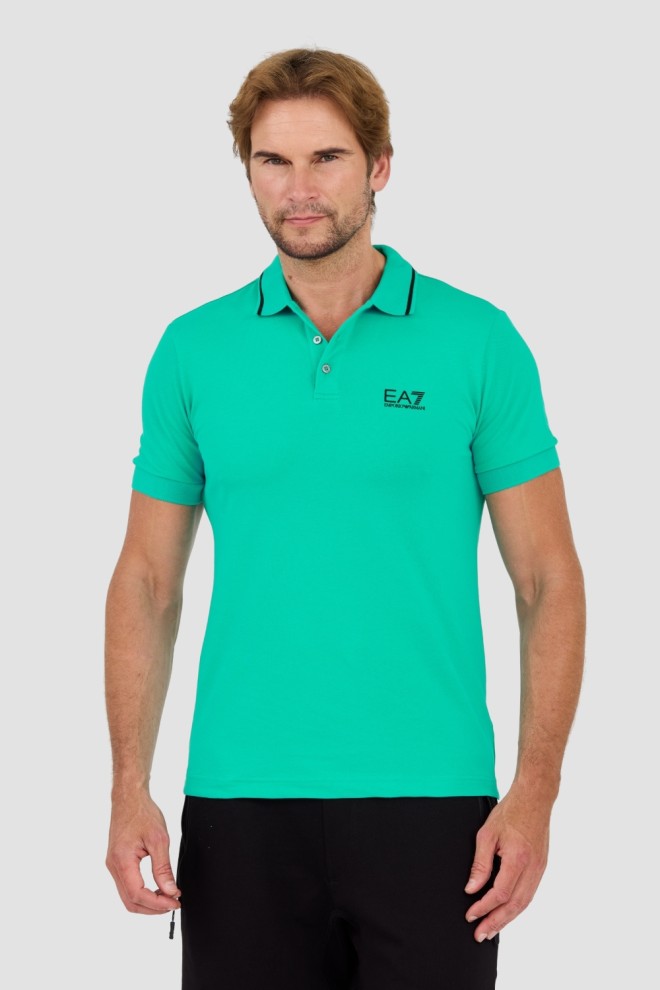 EA7 Green polo shirt