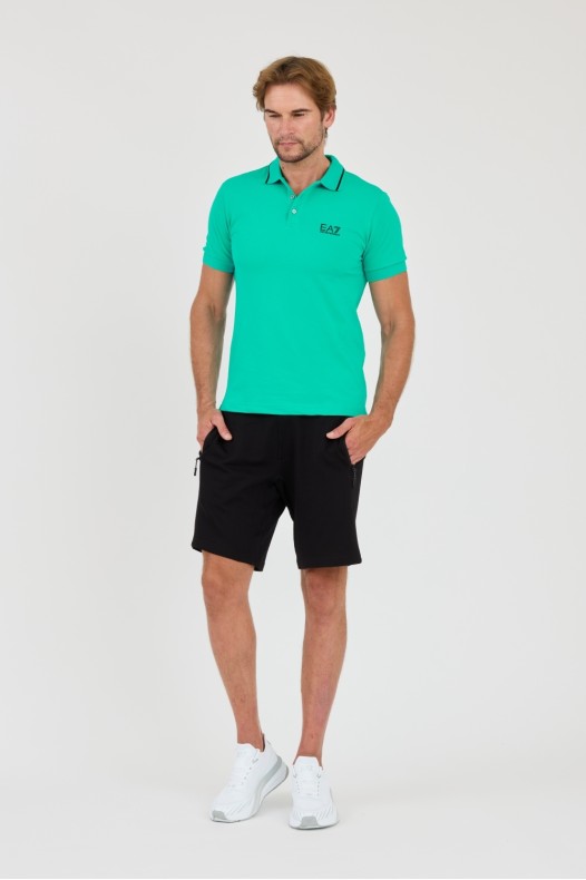 EA7 Green polo shirt