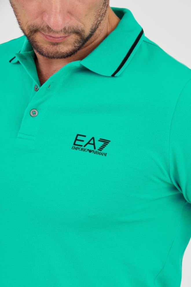 EA7 Green polo shirt