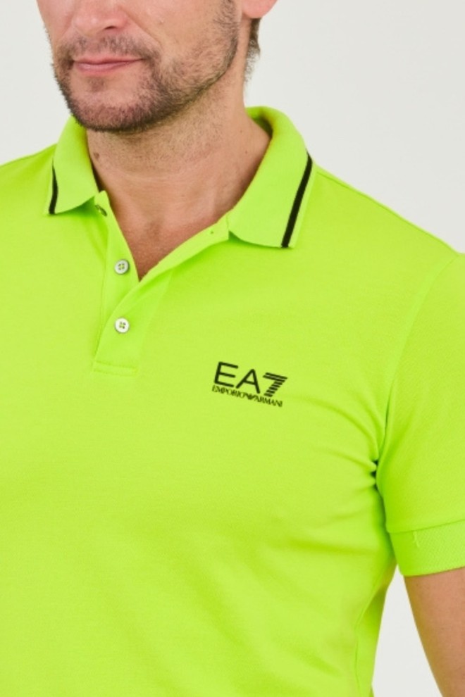 EA7 Zielona koszulka polo