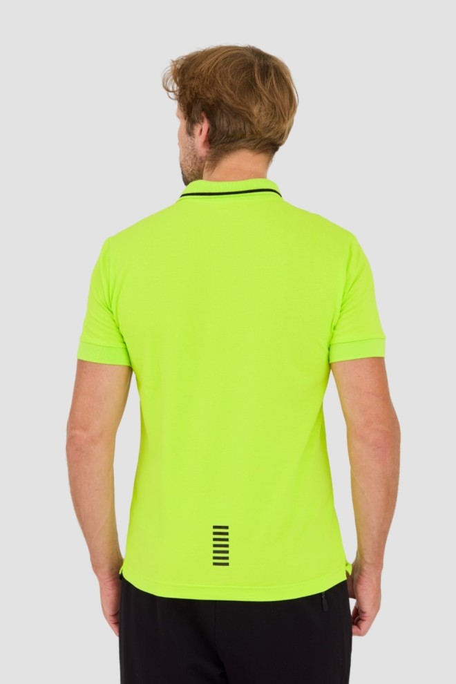 Tricou polo pentru bărbați EA7 Green