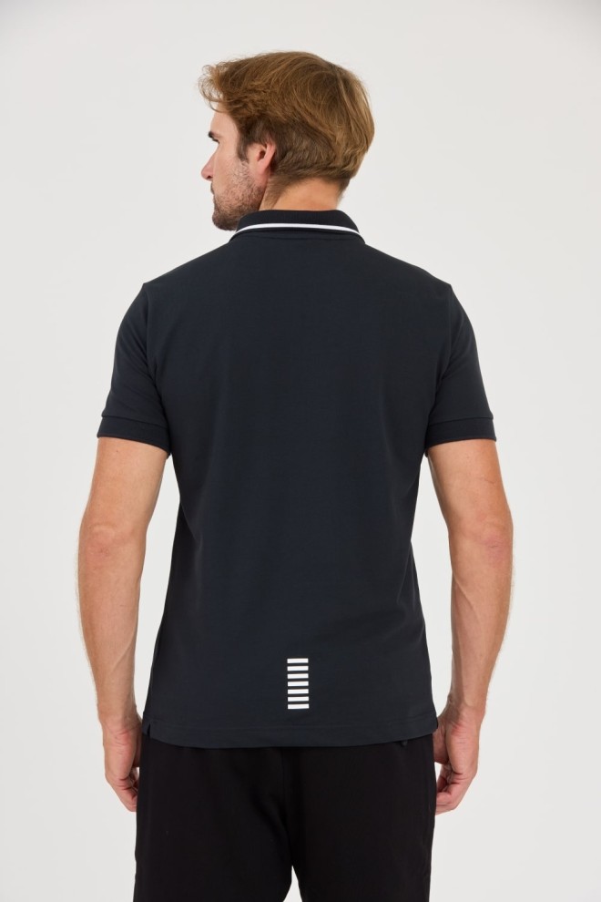 EA7 Navy blue polo shirt