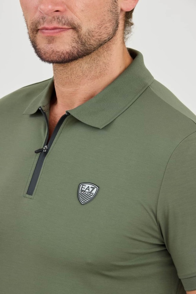 EA7 Green polo shirt