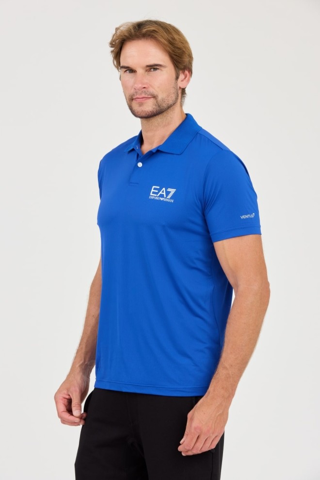 EA7 Blue Ventus 7 polo shirt