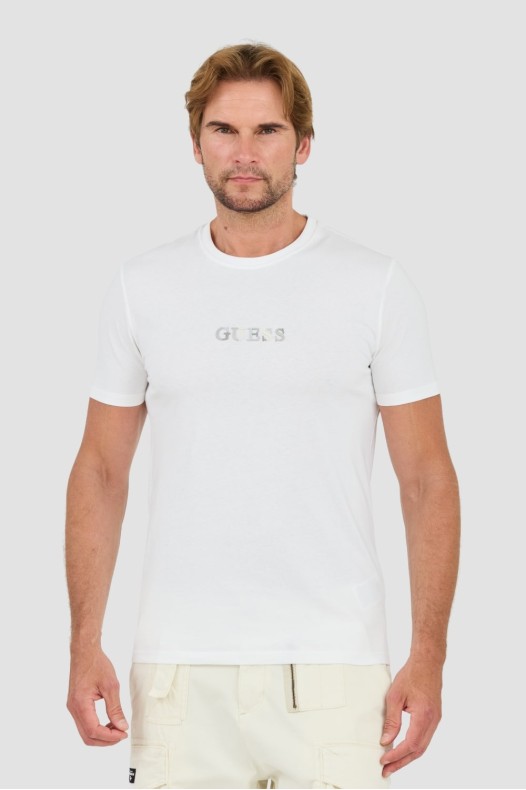 GUESS Biały t-shirt z...