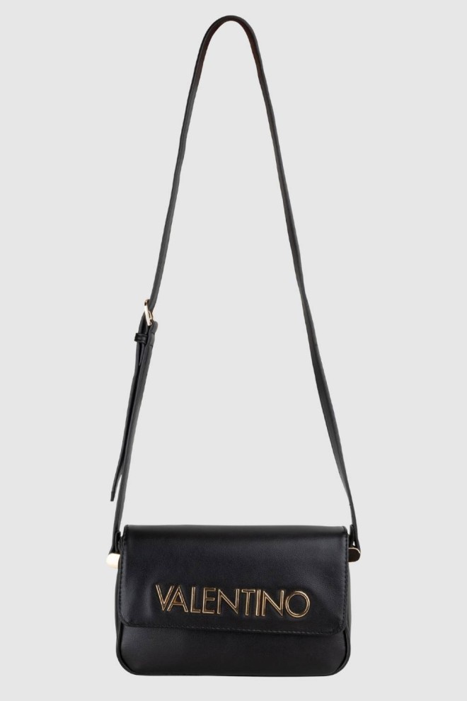 VALENTINO Black Caprice Flap Bag Letter Bag