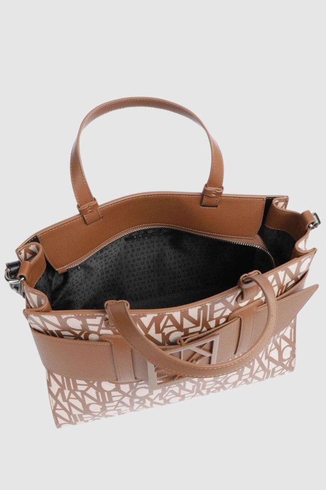 ARMANI EXCHANGE Geantă de mână clasică maro